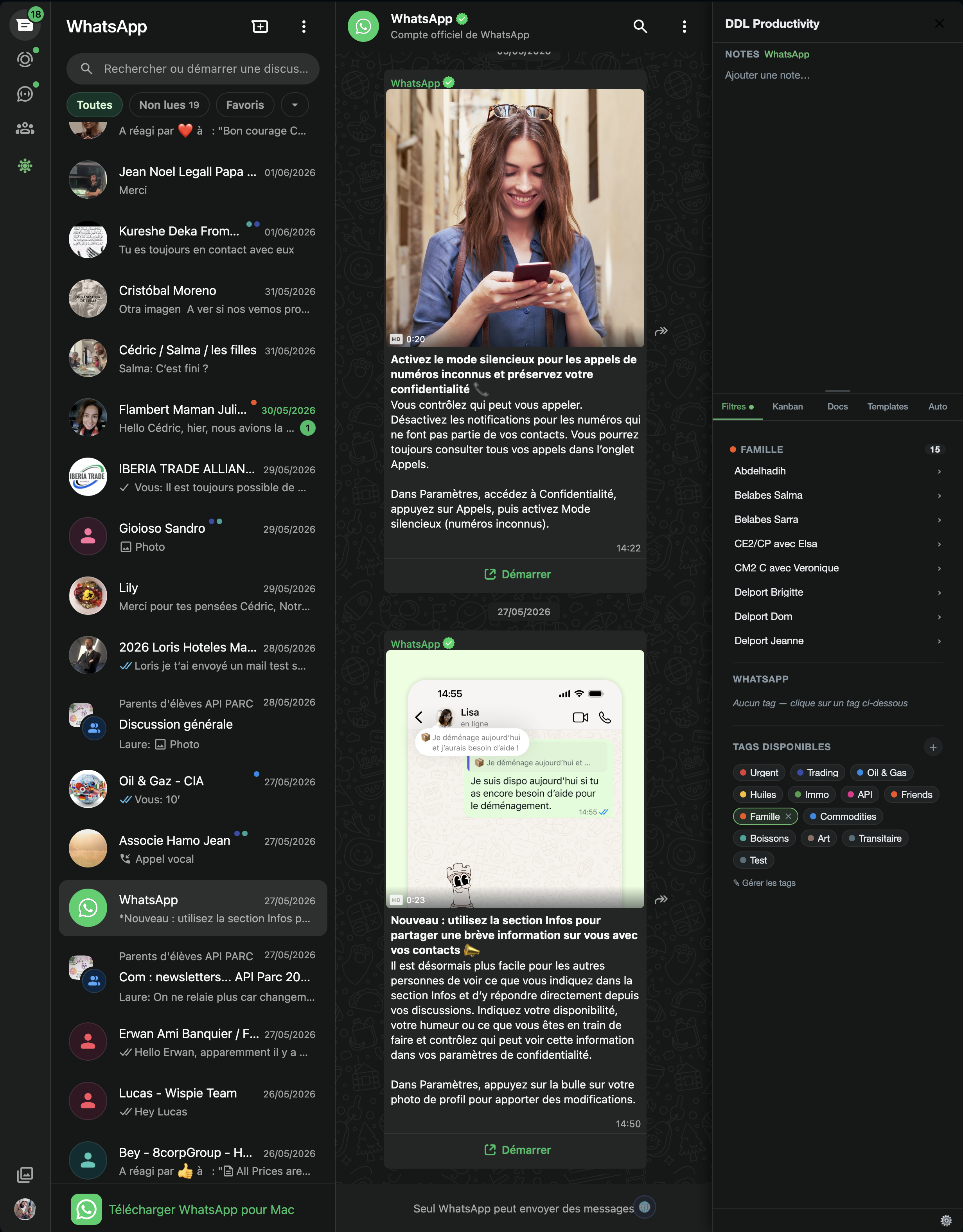 WhatsApp Assistant — Vue d'ensemble